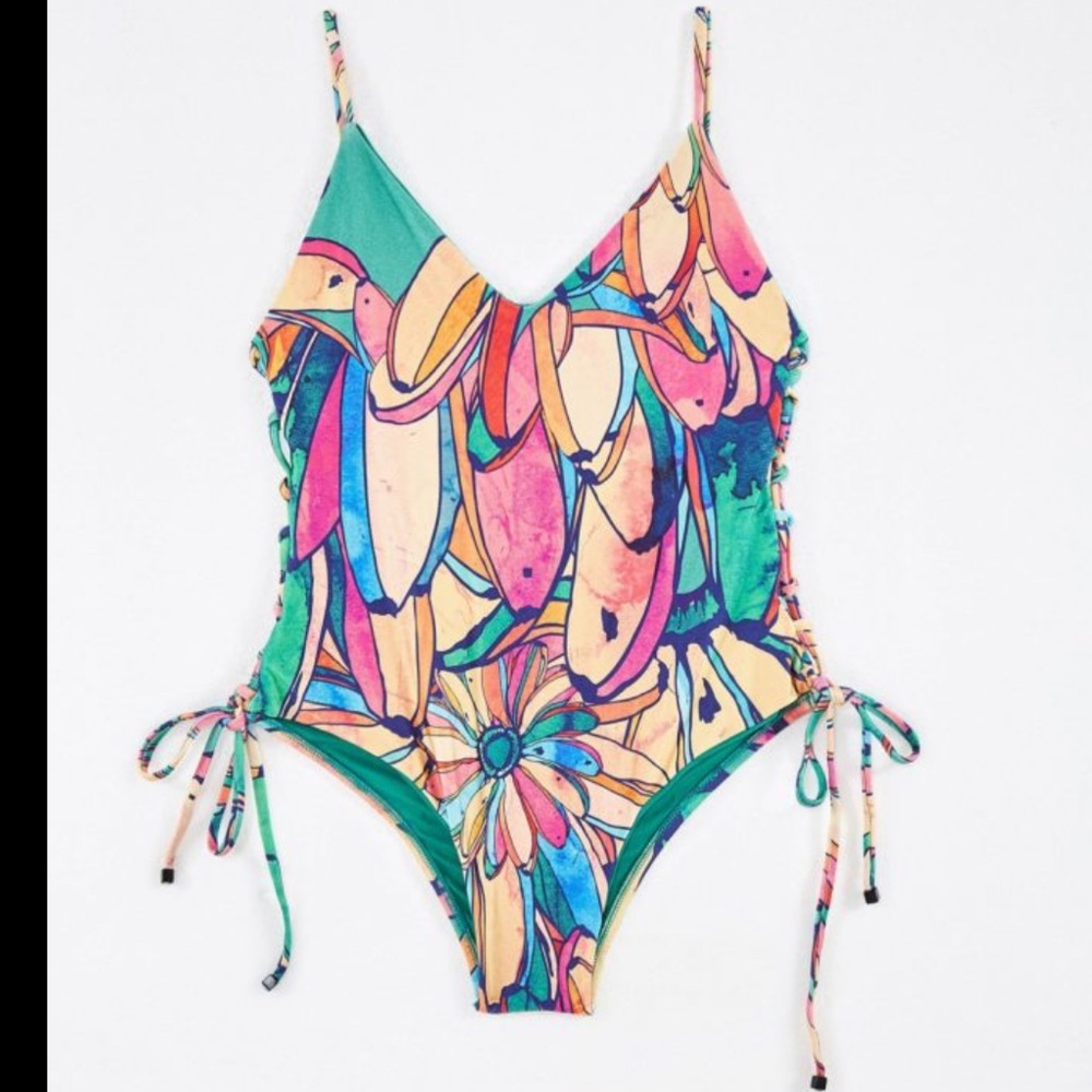 FARM Rio Banana One Piece Swimsuit